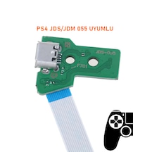 Ps4 V3 Kollar İle Uyumlu Jds Jdm 055 Usb Port & 12 Pın Flex