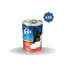 Felix Konserve Kedi Maması Sığırlı 400 Gr - 12 Adet