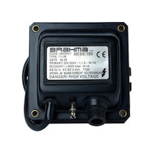 BRAHMA T11/M Sargılı Ateşleme Transformatörü 15093001 220-230V 1.1A 50Hz 1 x 9000V 20mA 33% (SACLI)