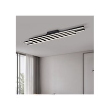 Antrasit 4x100cm Led Tavan Lambası 4000k Gün Işığı Modern Avize