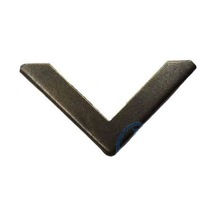 Kitap, Kapak, Menü, Albüm Köşesi, Büyük - 23x40mm, Eskitme, 10 Adet Sarı