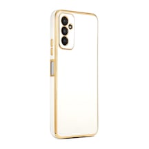 More Tr Samsung Uyumlu Galaxy M23 Kılıf Mtr Bark Kapak - Beyaz