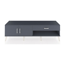 Hyperion Tv Ünitesi Tek Raflı Tek Çekmeceli 2 Kapaklı 176x44x51 Antrasit-antrasit/antrasit Antrasıt/antrasıt