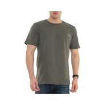 Raru %100 Pamuk T-shirt Gravıs Haki Haki
