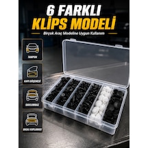 Otomotiv Plastik Klips Seti Kaporta, Çamurluk, Davlumbaz Ve İç Trim Klipsleri