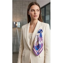 Sisley Flora Bandana/fular -2018-47 47 Mor
