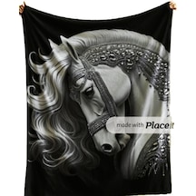 80x150 Cm Banyo&plaj&spor Havlusu Hızlı Kuruma Mikrofiber At