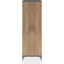 Hyperion Dolap 4 Raflı 60x44x182 Antrasit-çam Antrasit