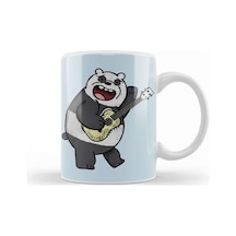 We Bare Bears Panda Kupa Bardak Porselen Karışık