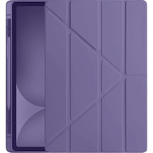 Gld-spt- Newface Apple Uyumlu iPad Pro 11 2024 Kılıf Kalemlikli Hugo Tablet Kılıfı - Mor