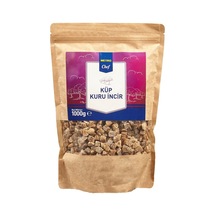 Metro Chef Küp Kesik Kuru İncir 1 Kg - Aydın Yöresi 8x8 Mm 3'li Ekonomik Paket - 3 Adet Tarı