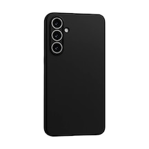 Samsung Uyumlu Galaxy A55 5g Uyumlu Kılıf First Silikon - Siyah