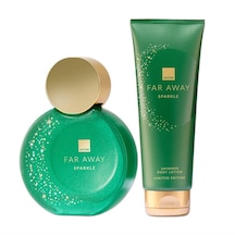 Avon Far Away Sparkle Kadın Parfüm EDP 50 ML + Shimmer Vücut Losyonu 125 ML