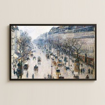 Pissarro Montmartre Bulvarı Bahar Uv Pvc Tablo
