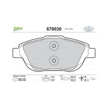 Ön Fren Balatası Corsa F 19 Crossland 17 Mokka 20 C3 Iı-ııı-aırcross 09 C4 14 208 19 2008 19 Ds3 15 15 İnç 283mm 1647863580-1617293780-3649095