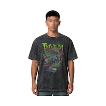 Trivium Rock Metal Müzik Grubu Ön Baskılı Unisex Oversize Vintage Siyah