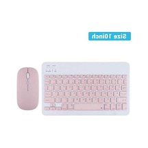 Willowhaven Bluetooth Kablosuz Klavye Fare Air Pink Rusça İpad Uyumlu Android Ios Samsung Xiaomi Tablet İçin