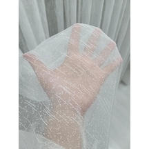 Bbb Naturel Keten Tül Perde Ekru Et3011