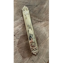 DEKORATİF PİRİNÇ PARLAK SARI KAPI KULPU KAPI ÇEKME KOLU 34CM