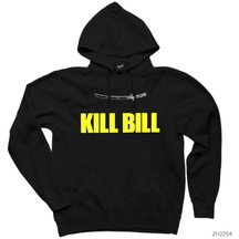 Kill Bill Siyah Kapşonlu Sweatshirt Hoodie