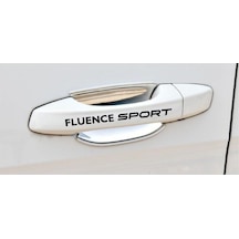 Oto Fluence Sport Kapı Kolu Ve Jant Sticker Seti 8 Adet