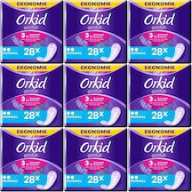Orkid Günlük Ped Normal 9 x 28'li