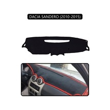 Dacıa Sandero 2010-2015torpido Koruma Halısı Siyah Kenar