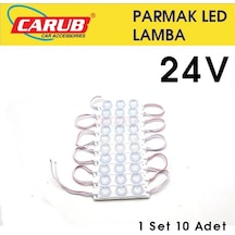 Camlı Soft Parmak Lamba Seti 10 Adet Beyaz 24V BR0409931