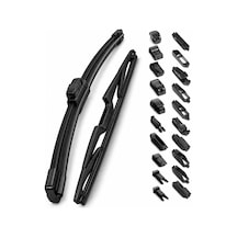 Citroen C1 2005-2022 Uyumlu Ön Arka Silecek Takımı Muz Tipi 650mm + 300mm