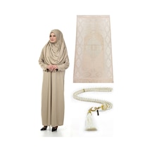Tek Parça Namaz Elbisesi - Seccade - Tesbih - Ibadet Seti - Vizon