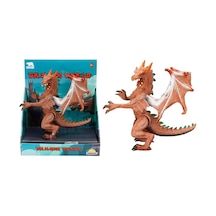 Standlı Ejderha Figürü 13 Cm - Kahverengi Lisinya