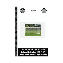 Delux Serisi Açık Alan Salon Rekabet Kr-113 200x400 3mm Kale Filesi