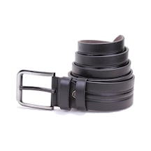 Dagoster DMK26-457 Siyah 4.5 CM Suni Deri Erkek Kemer Siyah
