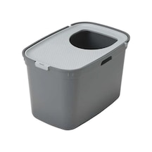 Moderna Top Cat Üstten Girişli Kapalı Kedi Tuvaleti Gri/koyu Gri 59cm Moderna Top Cat Üstten Girişli Kapalı Kedi Tuvaleti Gri/koyu Gri 59cm