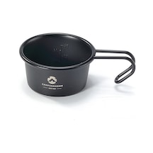 Suofeng 304 Çelik Isıtılabilir Ölçülü Bardak, Outdoor Kamp Malzemesi, Hafif Taşınabilir, Siyah, 60ml Bks-050 Siyah