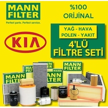 Kia Rio 1.5 Crdi Mann-Filter Filtre Bakım Seti 2005-2011