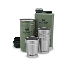 Stanley Adventure Çelik Shot Bardak Ve Matara Seti - Hammertone Green Yeşil