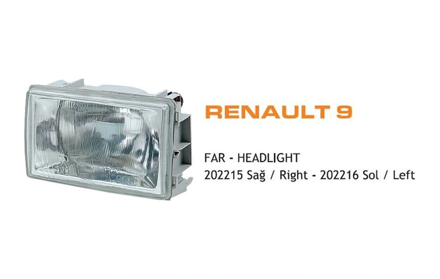 Far Renault R9 Sağ 1981-1984