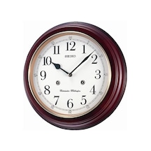 Seiko Qxh202Z Duvar Saati Bordo - Beyaz