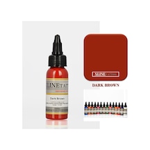 1 Oz Xlinetattoo Dark Brown Dövme Boyası - 30Ml Kahverengi Dövme