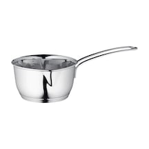 Capri Tereyağı Tavası 12 Cm Paslanmaz Çelik Çok Katmanlı Taban Çok Renkli
