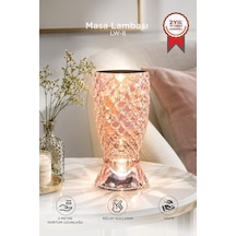 Özel Üretim Işıklı Obje Salon Işığı Romantik Lamba Kristal Elmas Masa Lambası Lw8