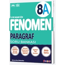 8. Sınıf Paragraf A Fenomen Soru Bankası Fenomen Okul Yayınları