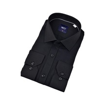 Erkek Slim Fitt Armürlü Uzun Kol Gömlek 2413 Bgl-st04383 Siyah Erkek Slim Fitt Armürlü Uzun Kol Gömlek 2413 Bgl-st04383 Siyah