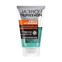 L'oreal Paris Men Expert - Erkekler İçin Gözenek Açıcı Temizleme Jeli - Peeling Etkili Yüz Bakımı - Doğal Mikro Taneciklerle Zenginleştirilmiş - Tüm Cilt Tipleri İçin - Hydra Energetic - 100 Ml