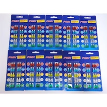 Pmx 10.Lu Paket Yassı Bıçak Sigorta 10.Lu