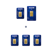 Nadir Gold 24 Ayar 20 Gram Külçe Altın 1 Adet 10 Gram Külçe Altın + 4 Adet 2,5 Gram Külçe Altın