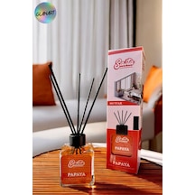 Sasta 100 Ml Saten Çubuklu Bambu Ortam Kokusu Mutfak Papaya Tropikal Meyveler