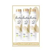 Tedar 3 Adet Emotion Bliss Kadın Vegan Deodorant 150 Ml Hızlı Kurur , Leke Bırakmaz Najmaddin Amber