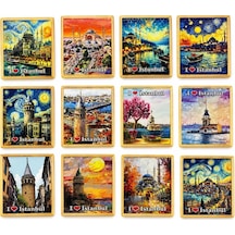 İstanbul Temalı Buzdolapı Süsü Magnet Alk5404